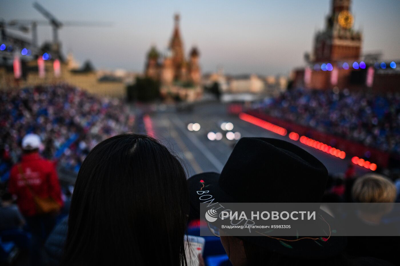 Церемония открытия фестиваля "Спасская башня"