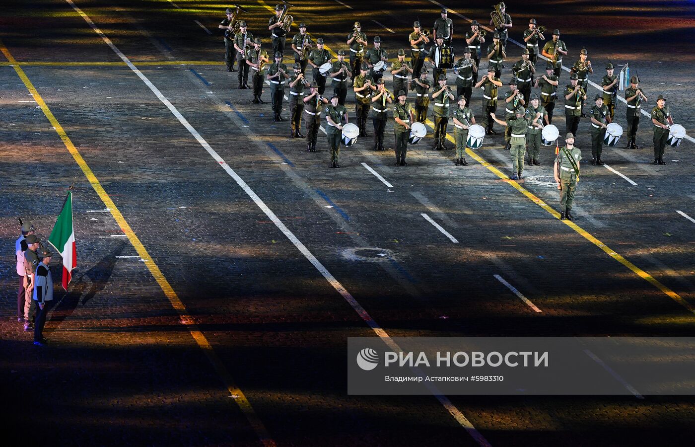 Церемония открытия фестиваля "Спасская башня"