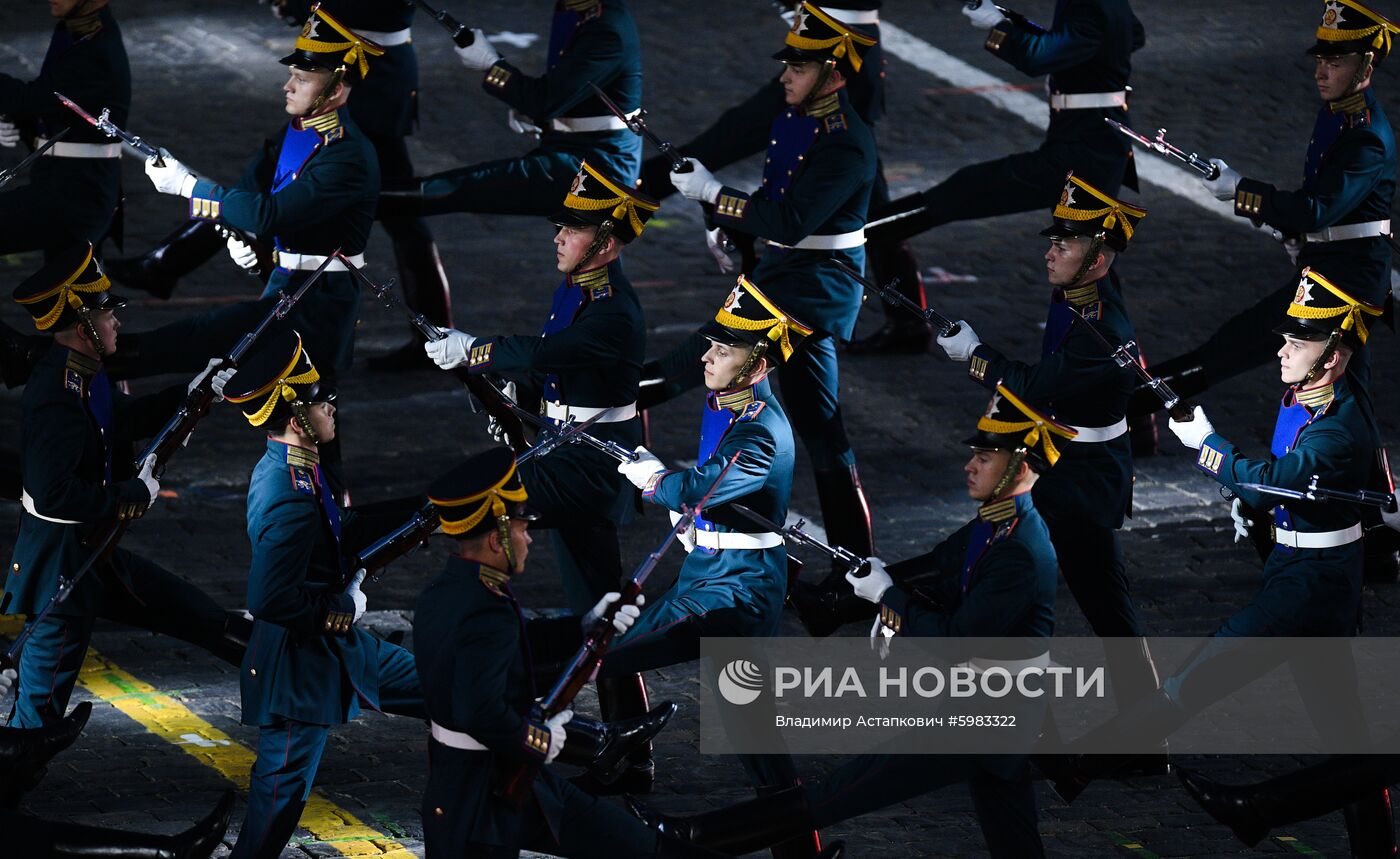 Церемония открытия фестиваля "Спасская башня"