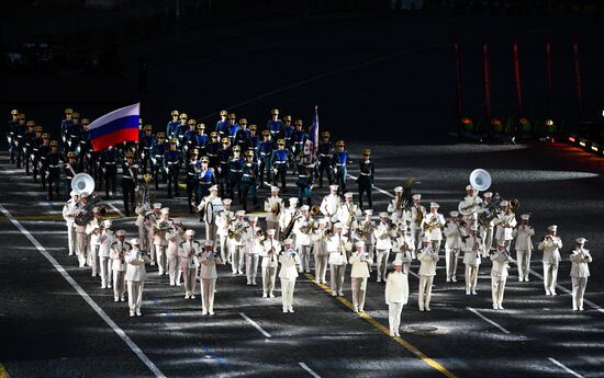 Церемония открытия фестиваля "Спасская башня"