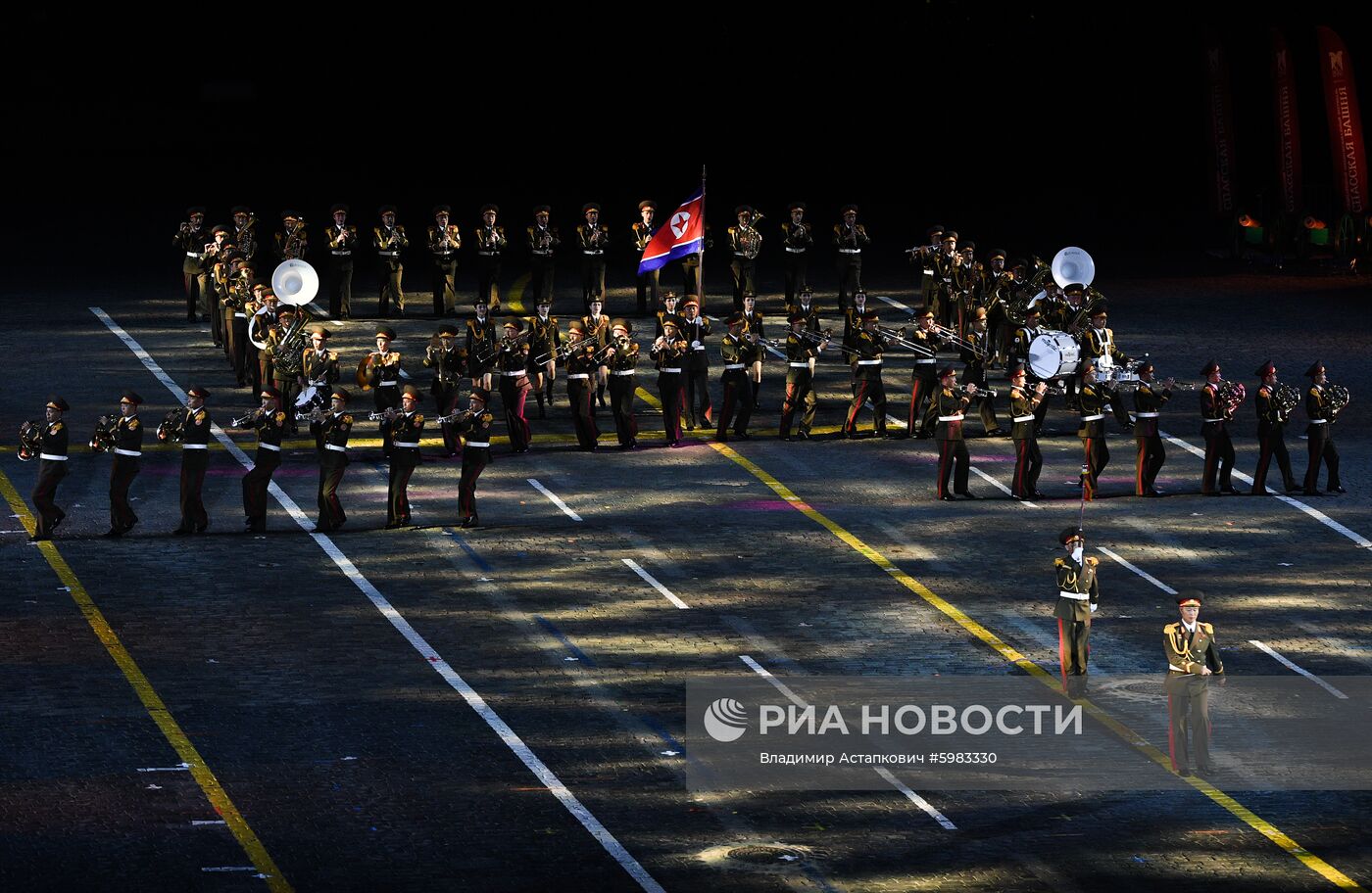 Церемония открытия фестиваля "Спасская башня"