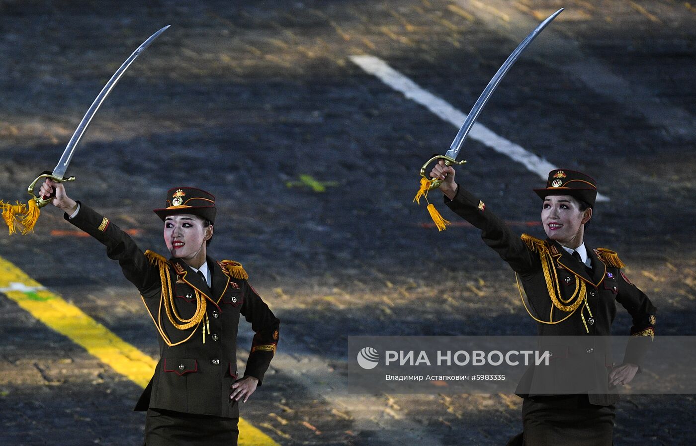 Церемония открытия фестиваля "Спасская башня"