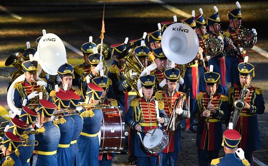 Церемония открытия фестиваля "Спасская башня"