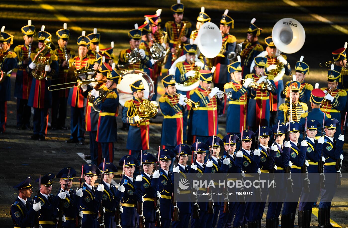 Церемония открытия фестиваля "Спасская башня"