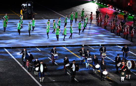 Церемония открытия фестиваля "Спасская башня"