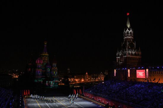 Церемония открытия фестиваля "Спасская башня"