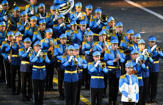 Церемония открытия фестиваля "Спасская башня"