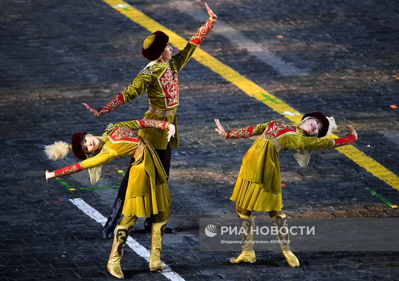 Церемония открытия фестиваля "Спасская башня"