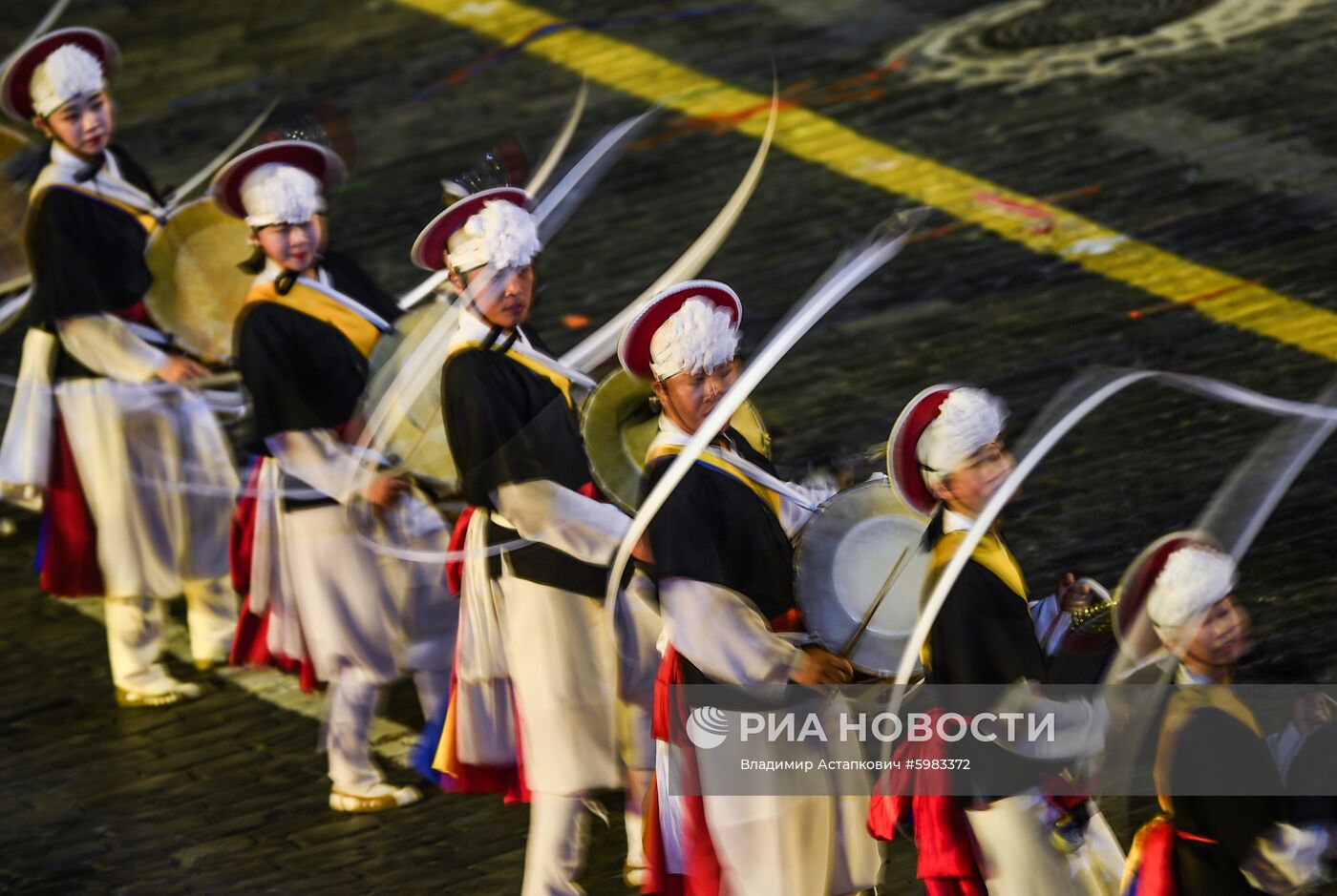 Церемония открытия фестиваля "Спасская башня"