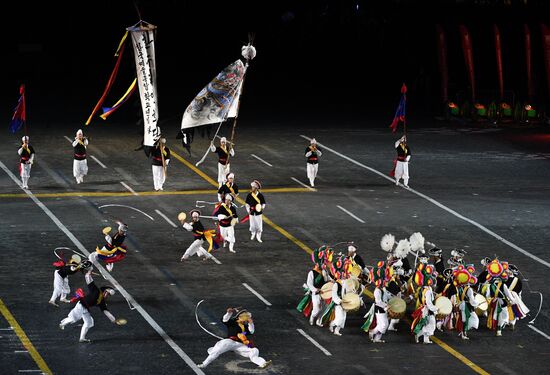 Церемония открытия фестиваля "Спасская башня"