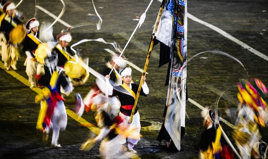 Церемония открытия фестиваля "Спасская башня"