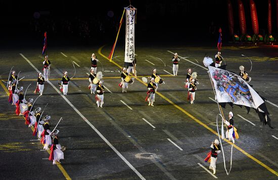 Церемония открытия фестиваля "Спасская башня"