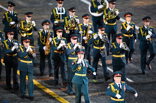 Церемония открытия фестиваля "Спасская башня"