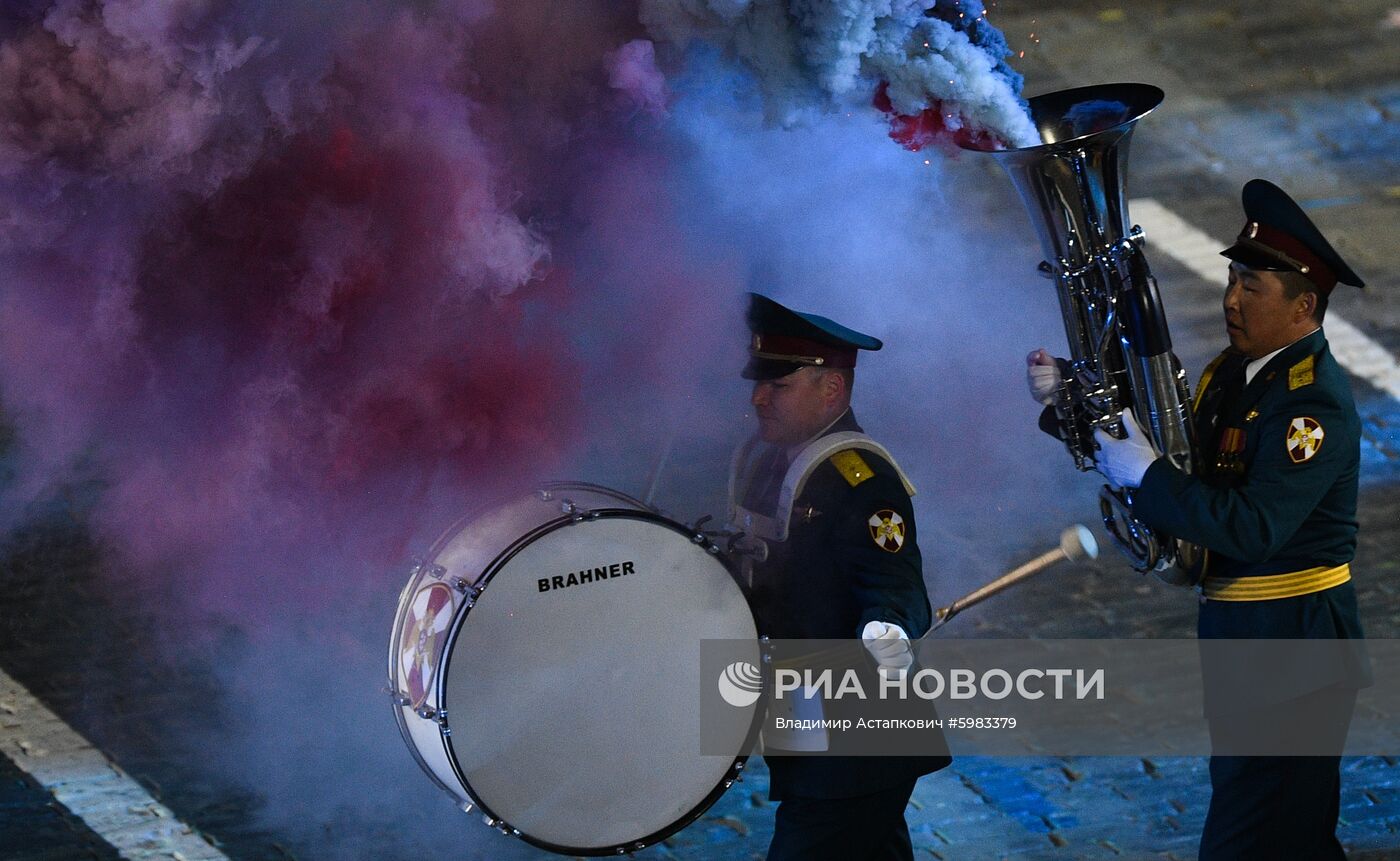 Церемония открытия фестиваля "Спасская башня"
