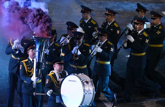 Церемония открытия фестиваля "Спасская башня"