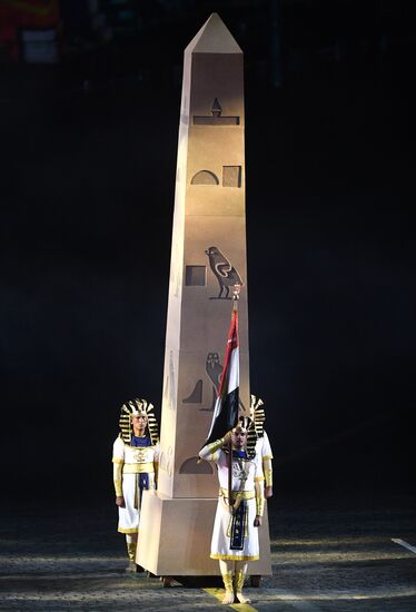 Церемония открытия фестиваля "Спасская башня"