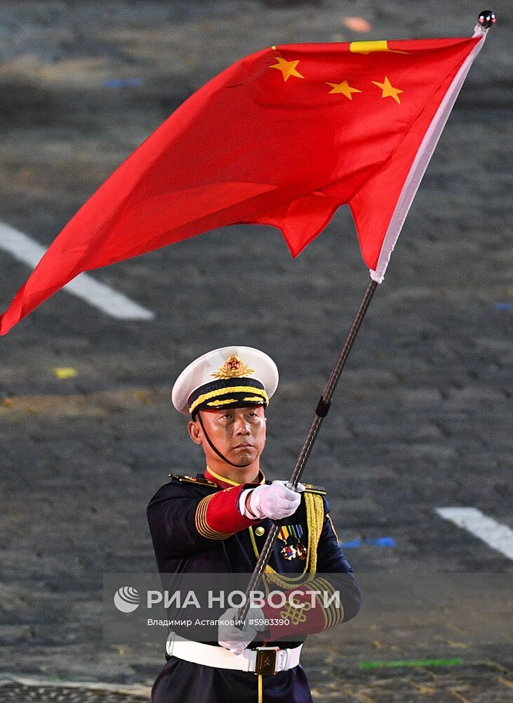 Церемония открытия фестиваля "Спасская башня"