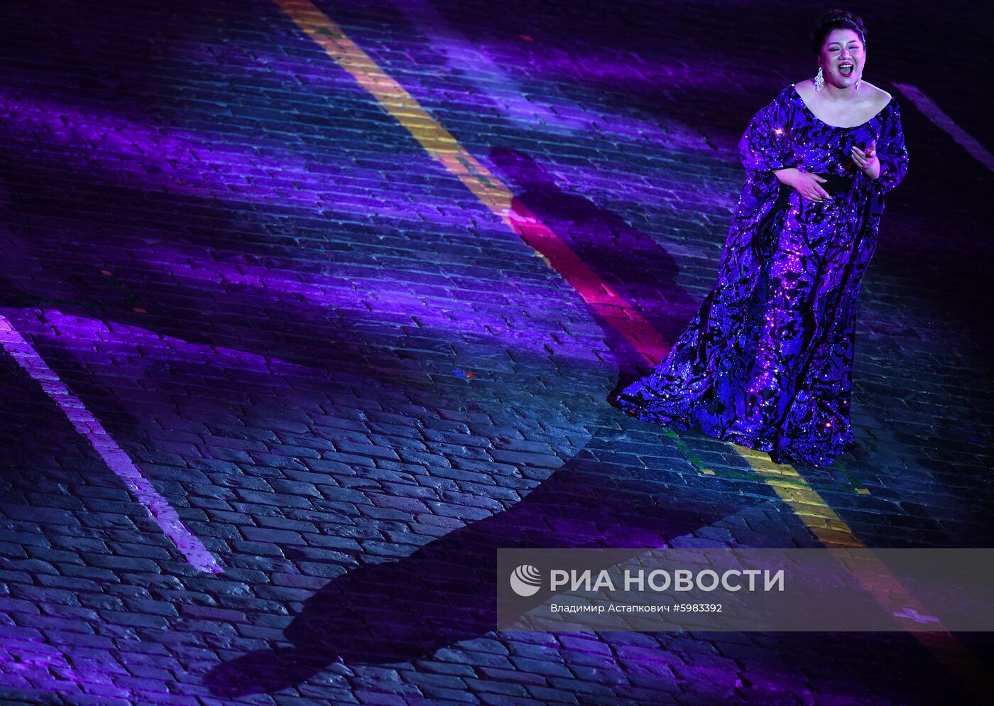 Церемония открытия фестиваля "Спасская башня"