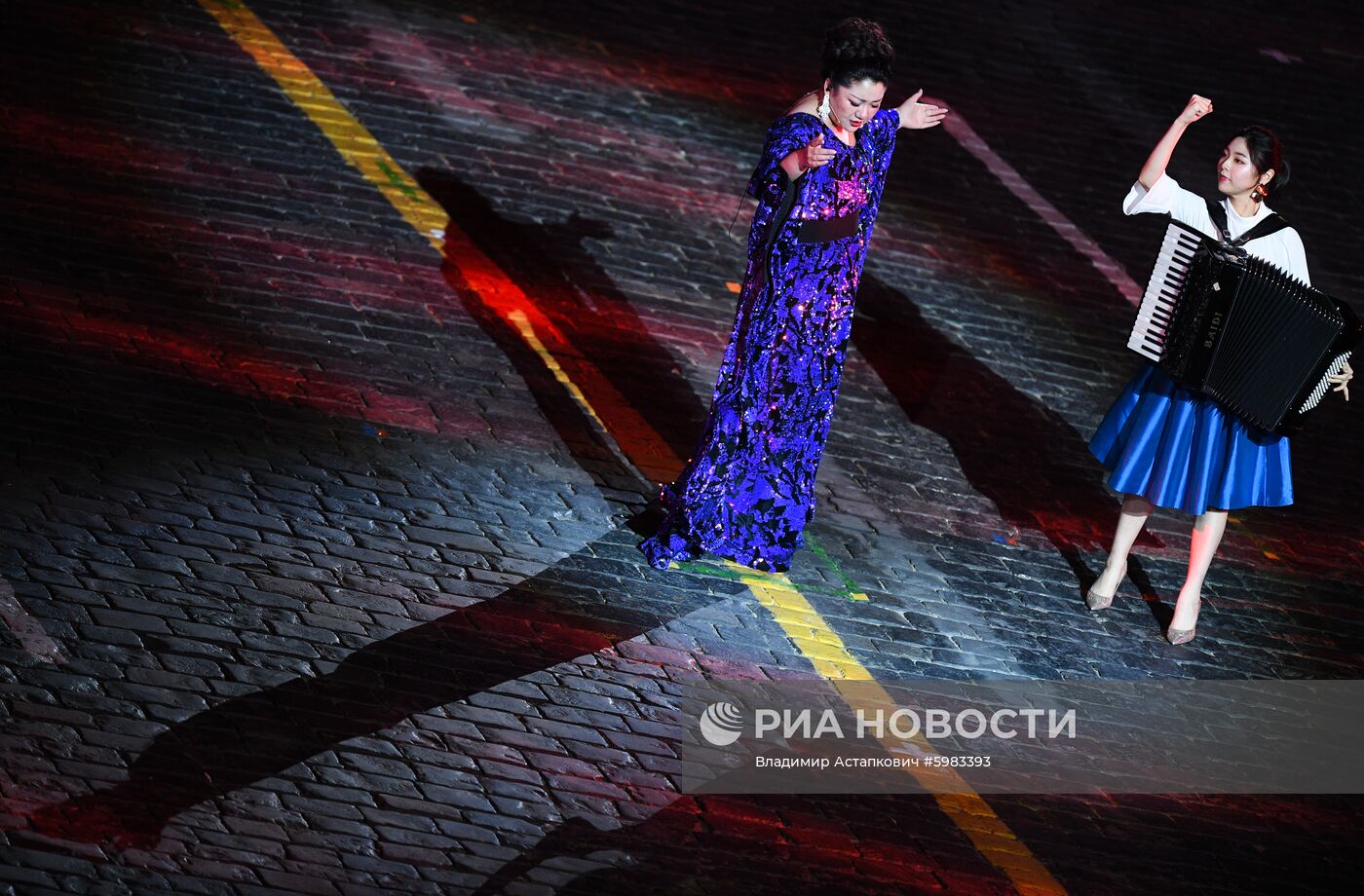 Церемония открытия фестиваля "Спасская башня"