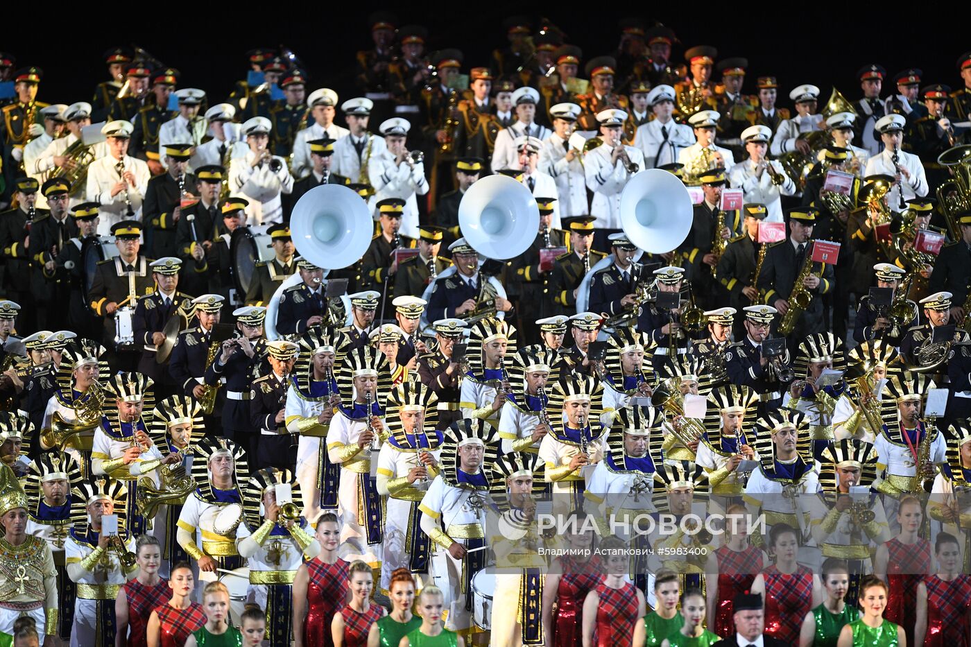 Церемония открытия фестиваля "Спасская башня"