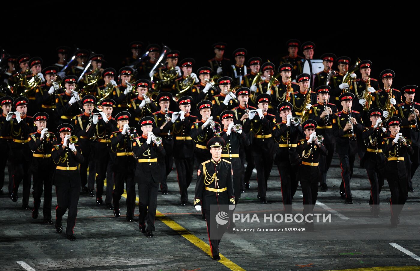 Церемония открытия фестиваля "Спасская башня"