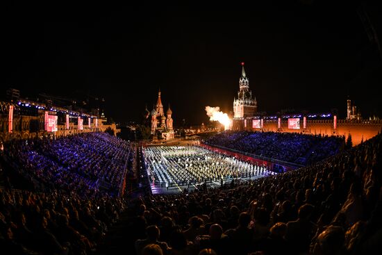 Церемония открытия фестиваля "Спасская башня"