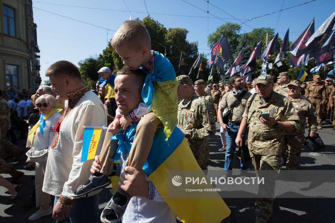 Празднование Дня независимости Украины