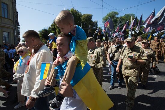 Празднование Дня независимости Украины