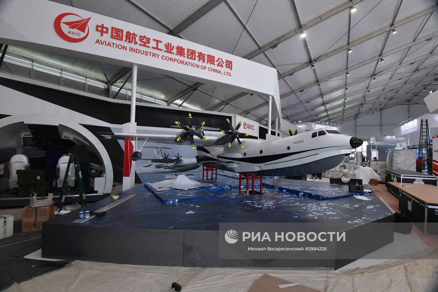 Подготовка к Международному авиационно-космическому салону МАКС-2019