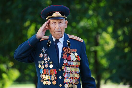 Ветеран Великой Отечественной войны И.И. Вокин 