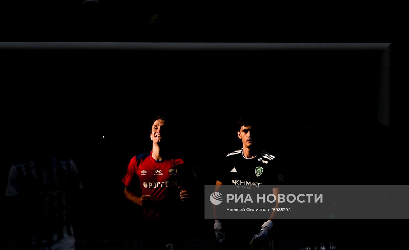 Футбол. РПЛ. Матч ЦСКА - "Ахмат"