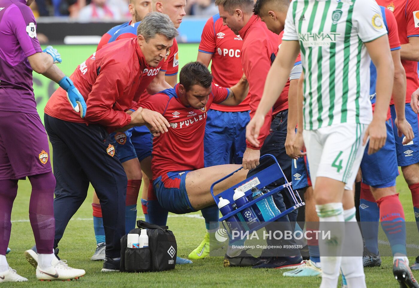 Футбол. РПЛ. Матч ЦСКА - "Ахмат"