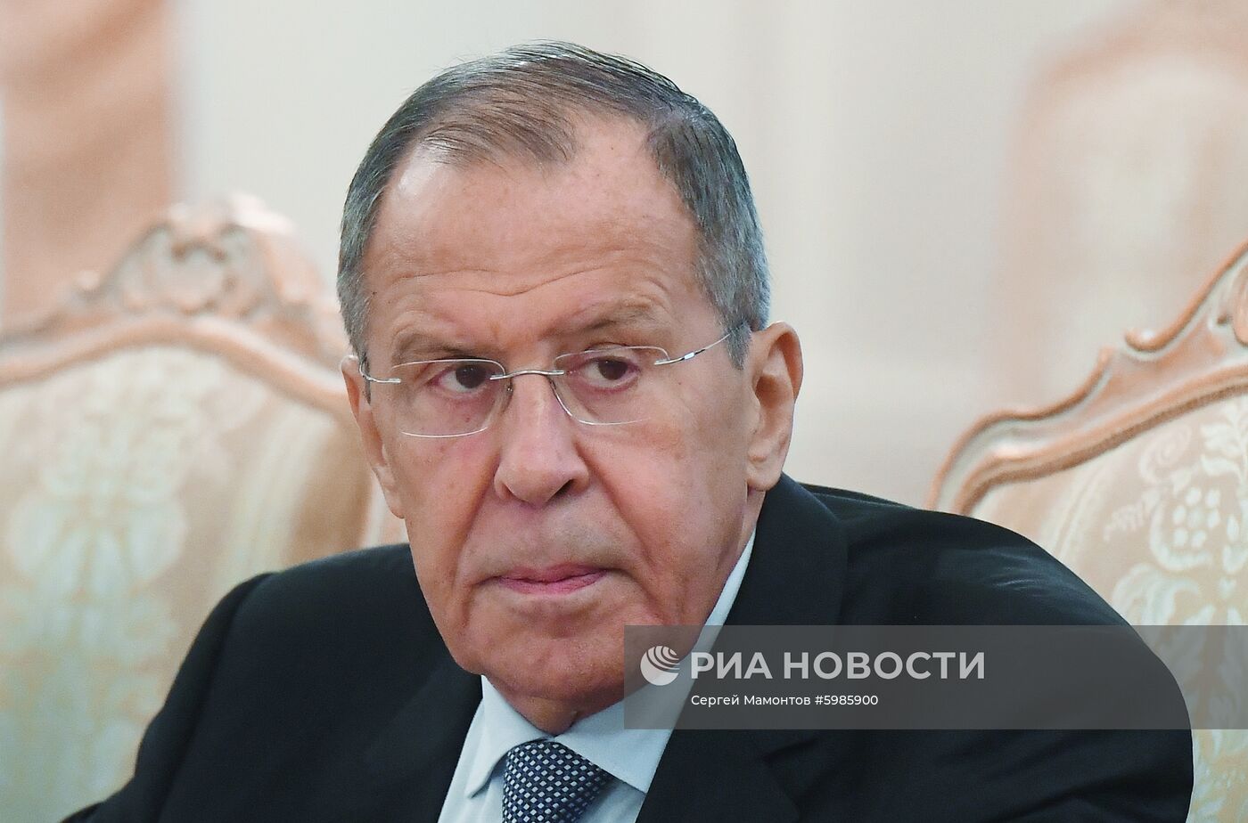 Встреча глав МИД РФ и Анголы С. Лаврова и М. Аугушту 