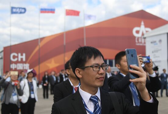Открытие Международного авиационно-космического салона МАКС-2019