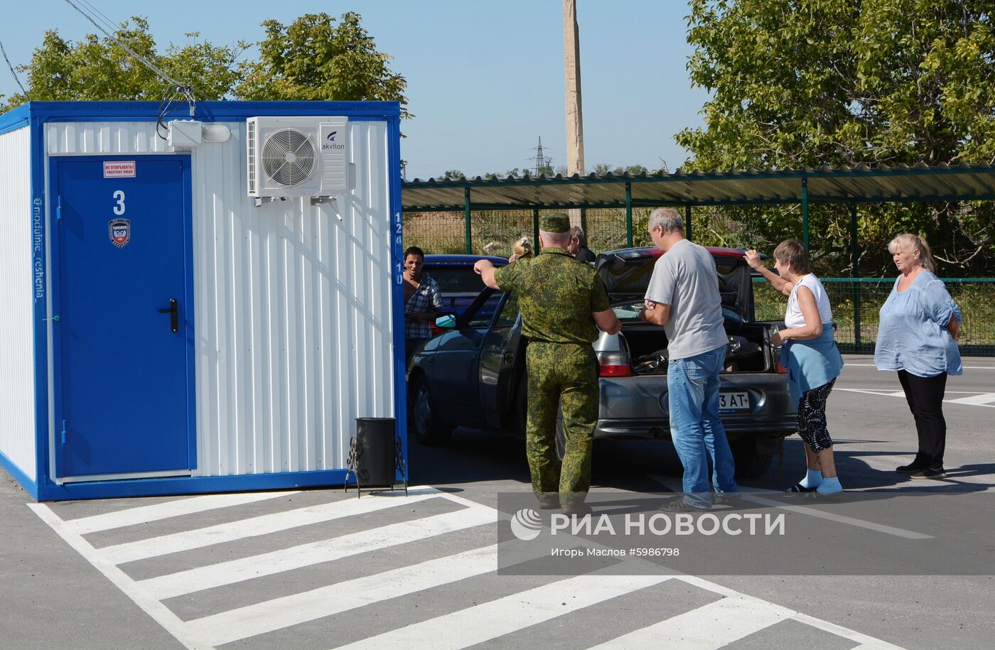 Открытие нового КПП между Украиной и ДНР