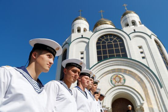 Главную икону Военно-морского флота РФ доставили в Калининград