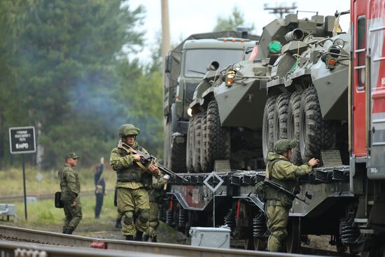 Военные учения в Свердловской области