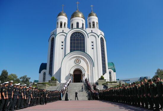 Главную икону Военно-морского флота РФ доставили в Калининград