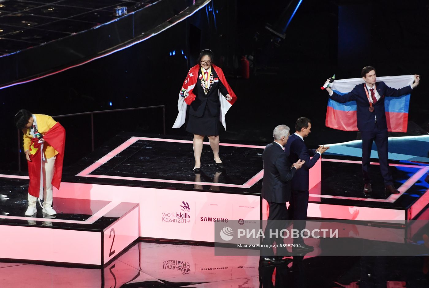 Церемония закрытия чемпионата WorldSkills Kazan 2019