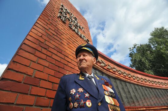 Ветеран Великой Отечественной войны А. Н. Боднар