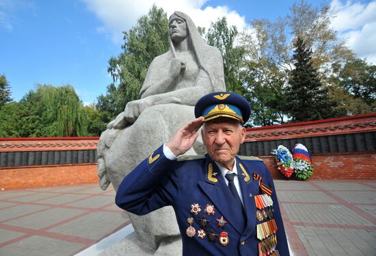 Ветеран Великой Отечественной войны А. Н. Боднар
