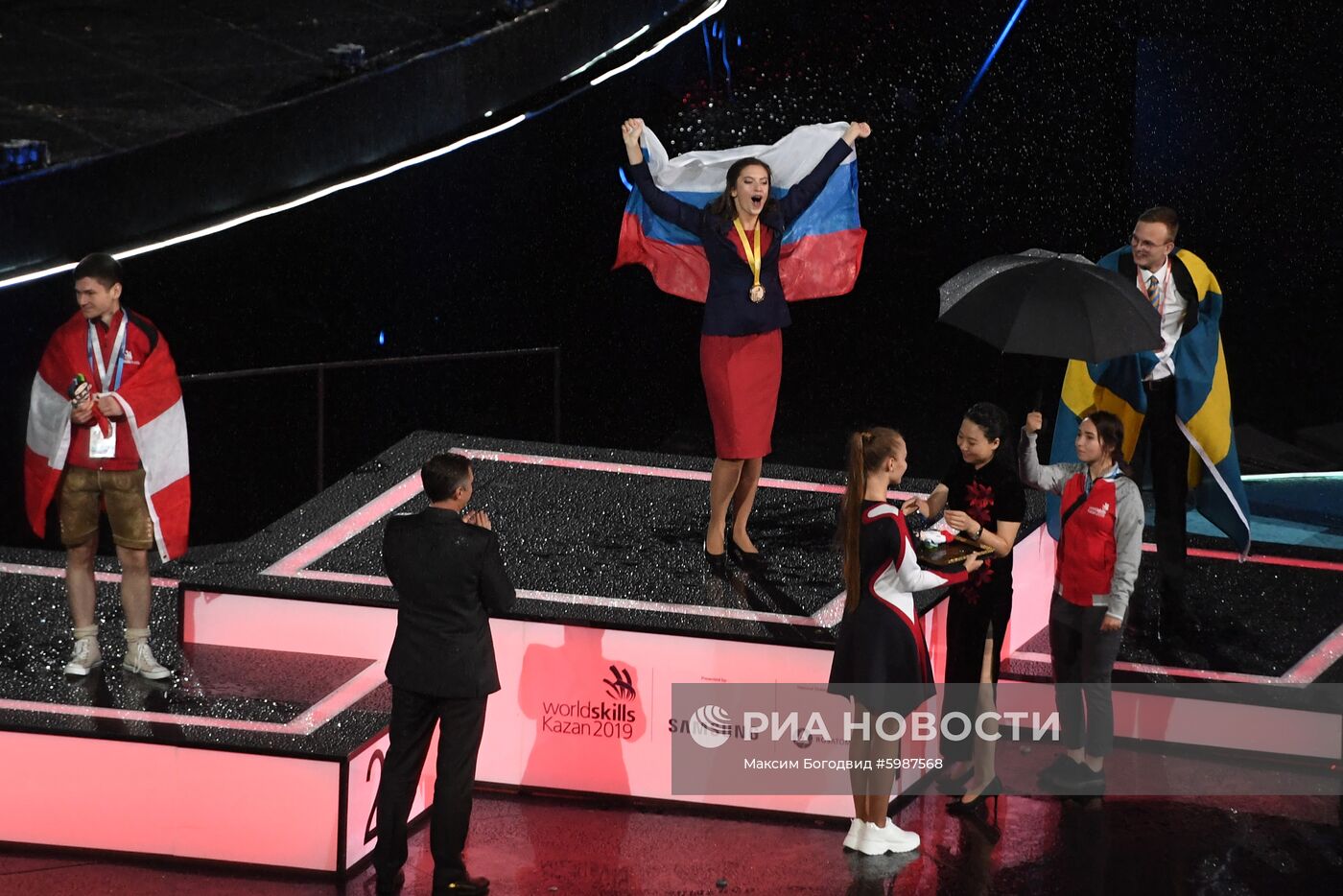 Церемония закрытия чемпионата WorldSkills Kazan 2019