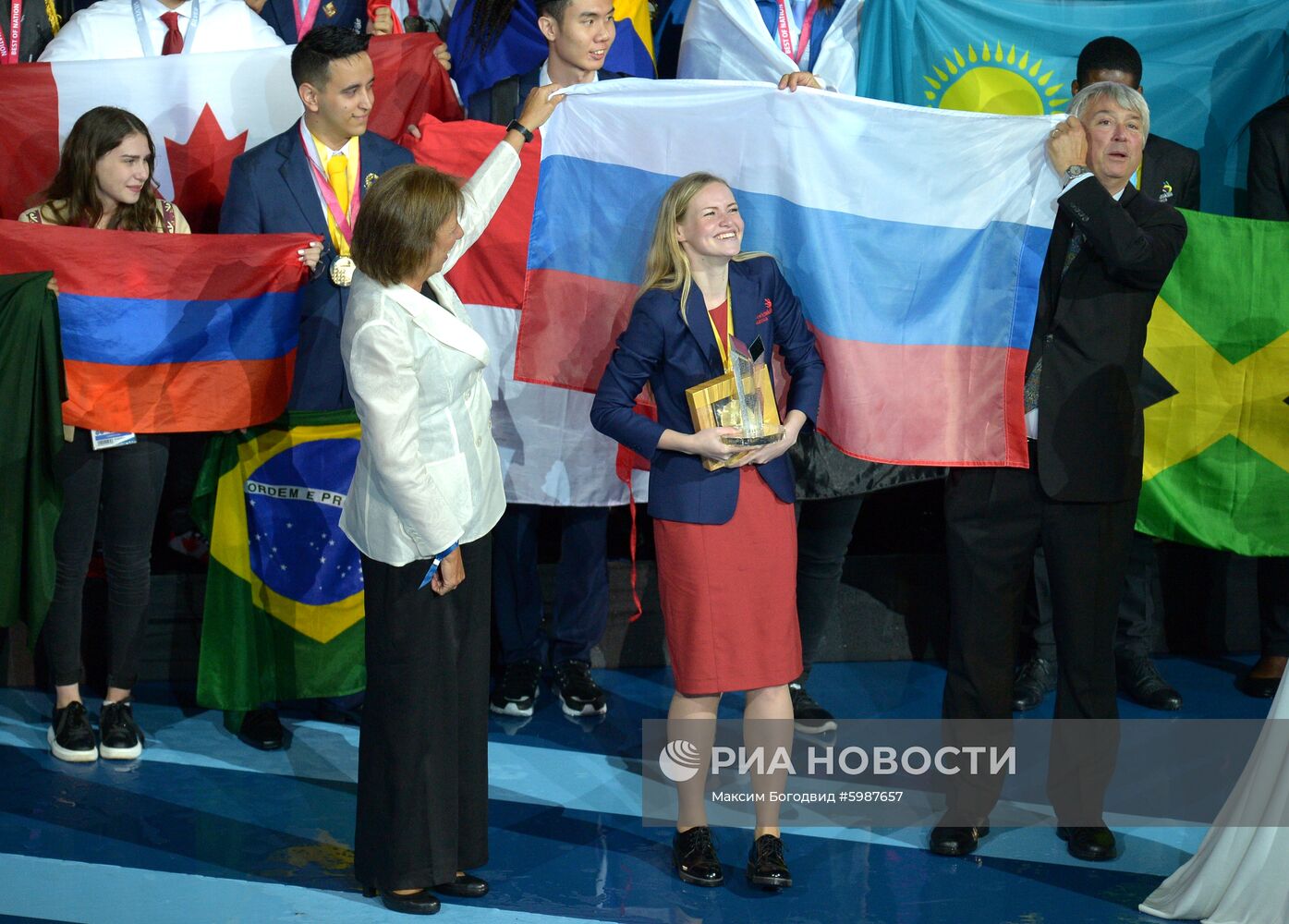 Церемония закрытия чемпионата WorldSkills Kazan 2019