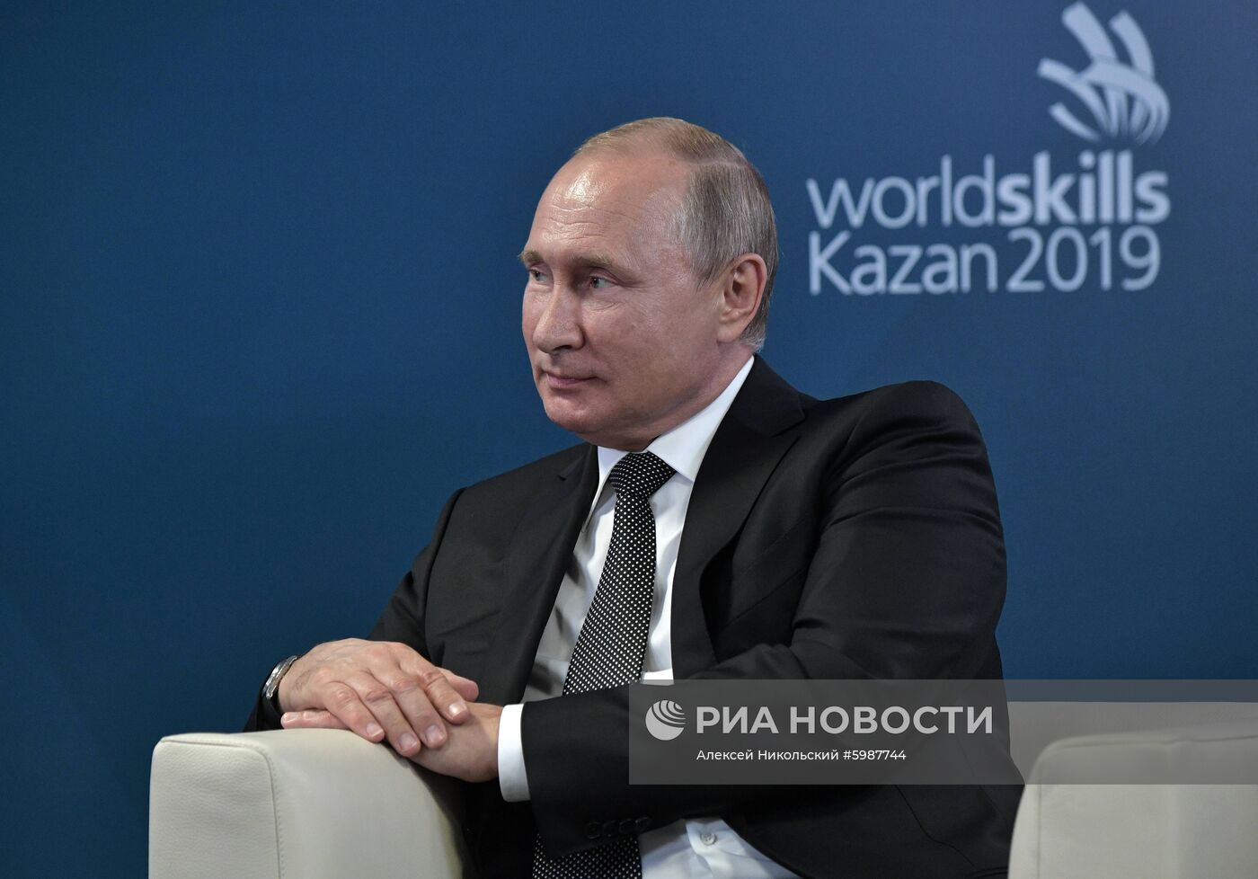 Президент РФ В. Путин принял участие в церемонии закрытия чемпионата мира WorldSkills 2019 в Казани