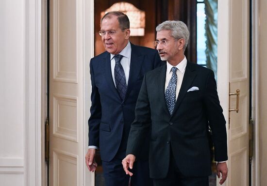 Встреча глав МИД РФ и Индии С. Лаврова и С. Джайшанкара 
