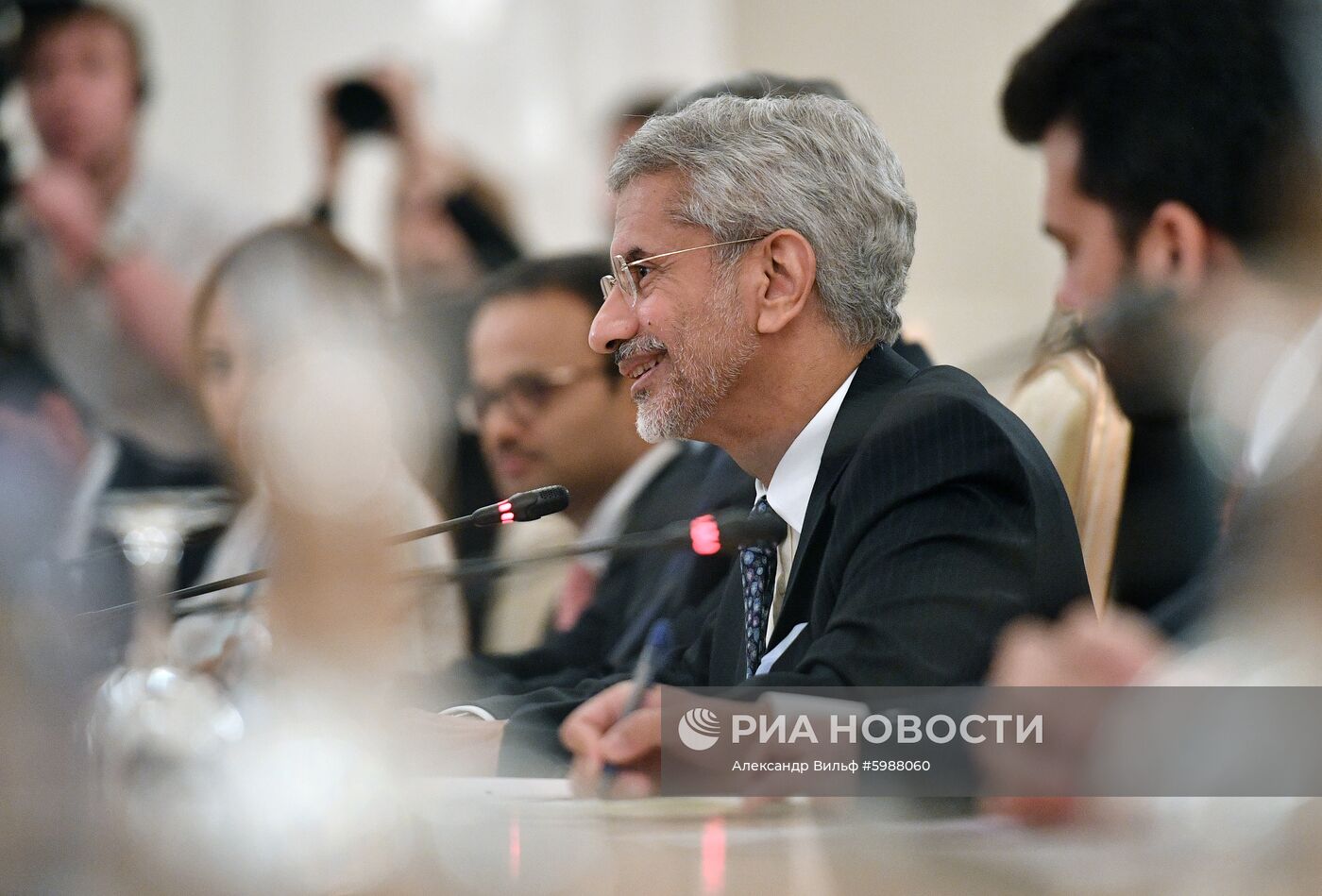 Встреча глав МИД РФ и Индии С. Лаврова и С. Джайшанкара 