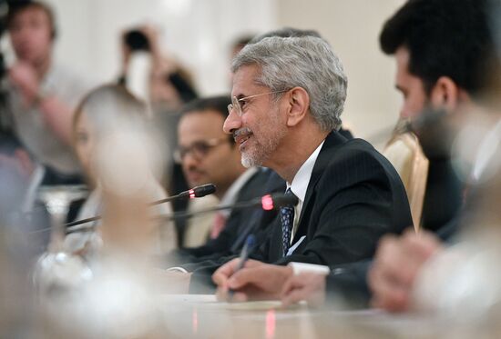 Встреча глав МИД РФ и Индии С. Лаврова и С. Джайшанкара 