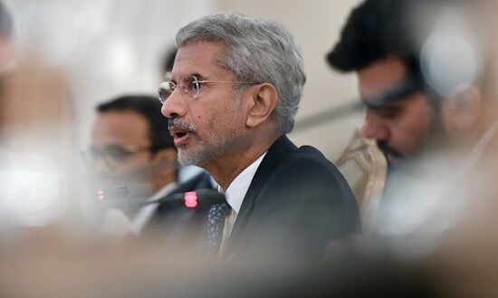 Встреча глав МИД РФ и Индии С. Лаврова и С. Джайшанкара 