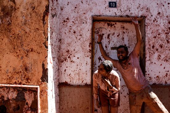 Праздник La Tomatina в Валенсии