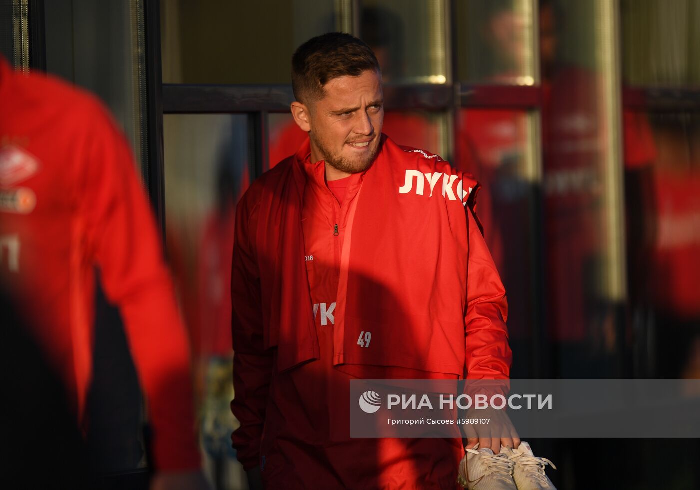 Футбол. Лига Европы. Тренировка ФК "Спартак"